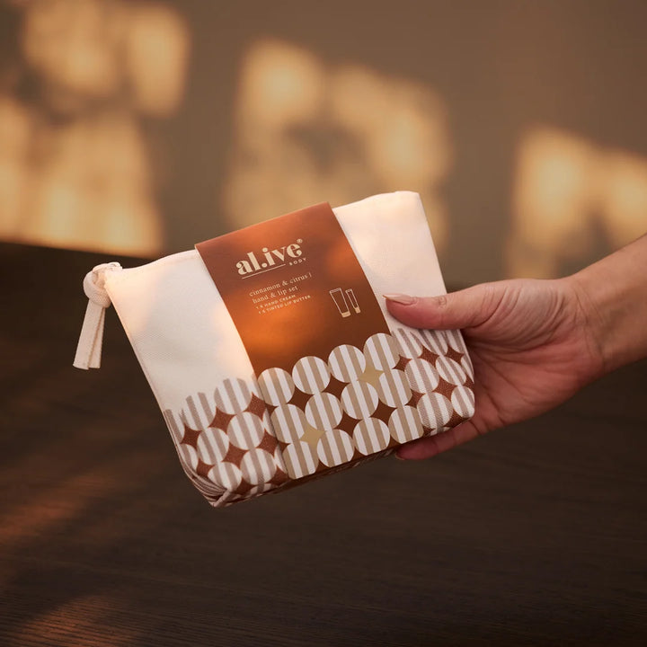 al.ive body Hand & Lip Gift Set - Cinnamon & Citrus
