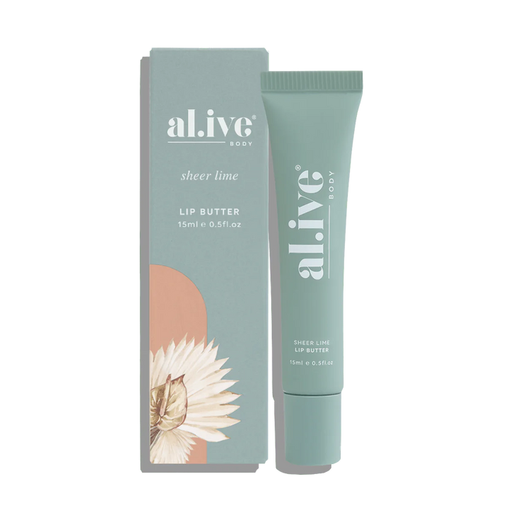 al.ive body Lip Butter - Sheer Lime