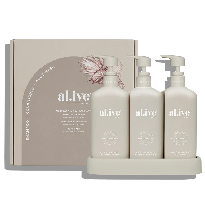 al.ive body Shampoo, Conditioner & Body Wash Trio