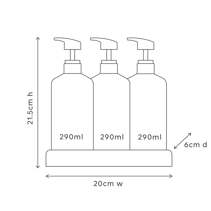 al.ive body Shampoo, Conditioner & Body Wash Trio