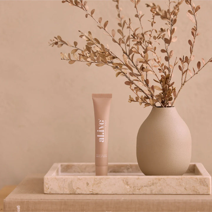 al.ive body Tinted Lip Butter - Apricot Shimmer