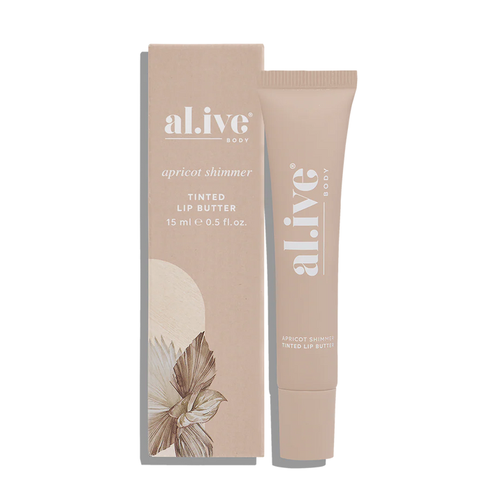 al.ive body Tinted Lip Butter - Apricot Shimmer