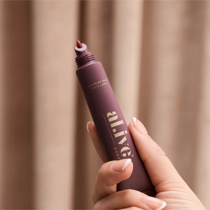 al.ive body Tinted Lip Butter Bauble - Sweet Plum