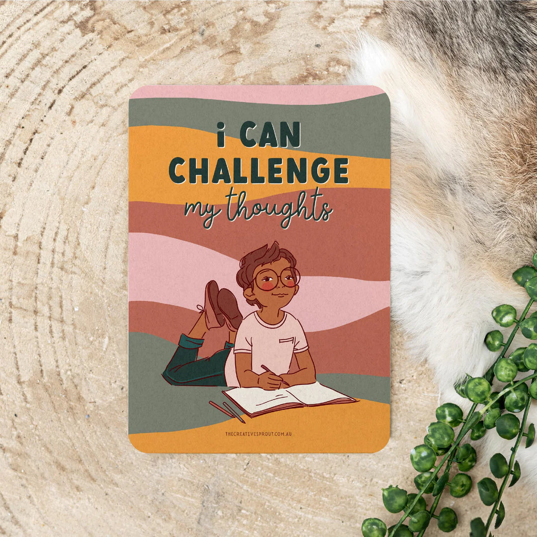 The Creative Sprout Anxiety & Confidence Affirmation Cards for Kids