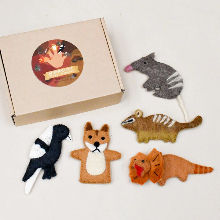 Australian Animals Set G Felt Finger Puppet Set