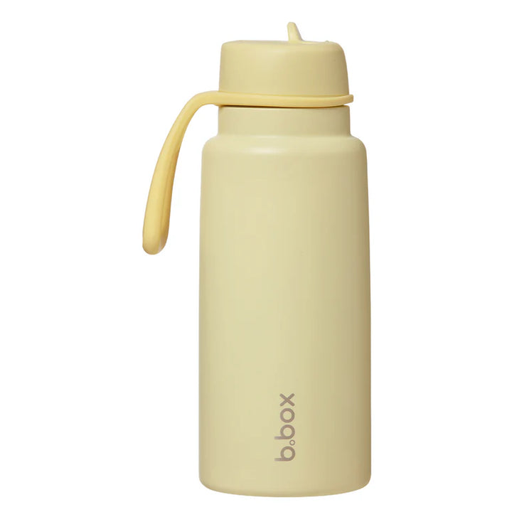 b.box - 1L Insulated Flip Top Drink Bottle - Lemon Twist