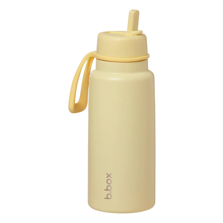 b.box - 1L Insulated Flip Top Drink Bottle - Lemon Twist