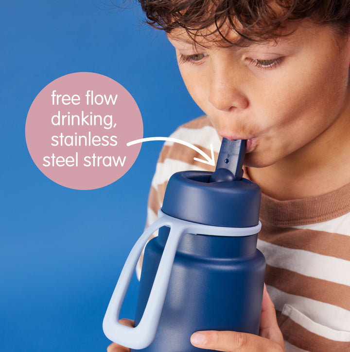 b.box - 1L Insulated Flip Top Drink Bottle - Berry