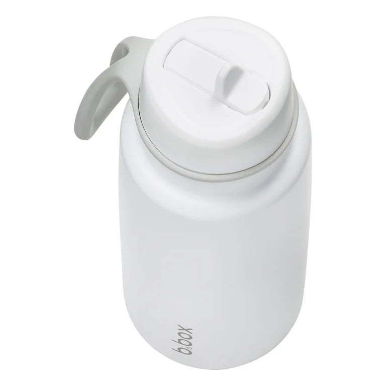 b.box - 1L Insulated Flip Top Drink Bottle - White
