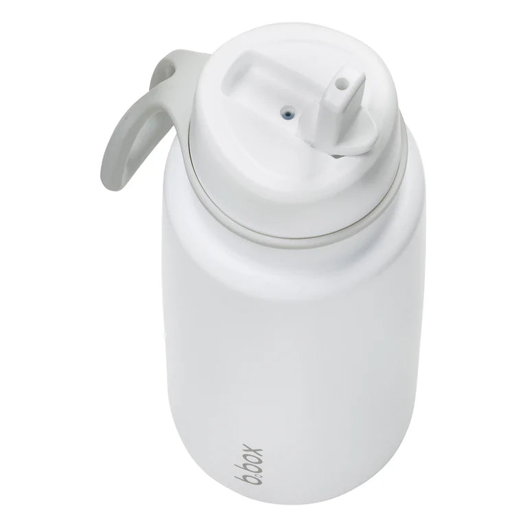 b.box - 1L Insulated Flip Top Drink Bottle - White