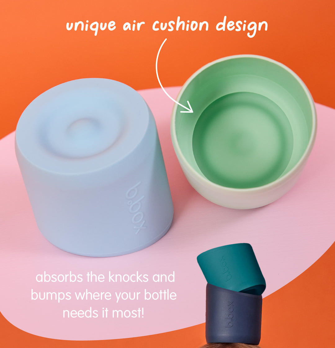 b.box 690ml Silicone Bumper - Assorted