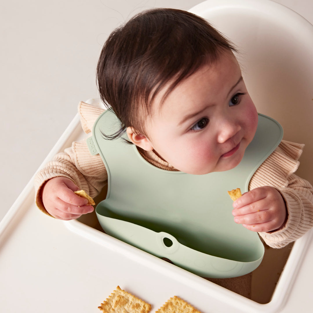 b.box Adjustable Silicone Feeding Bib - Assorted