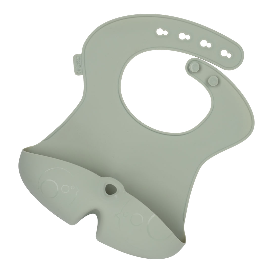 b.box Adjustable Silicone Feeding Bib - Assorted