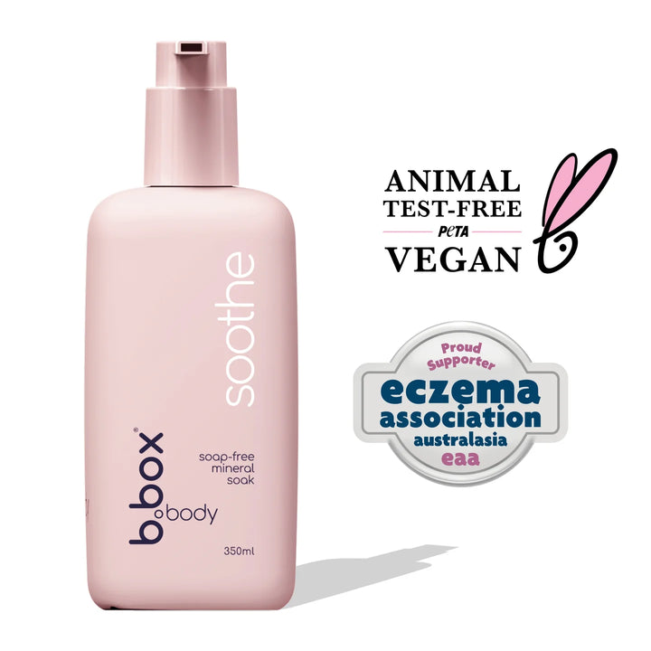 b.box Body Soothe Soap Free Mineral Body Wash 350ml