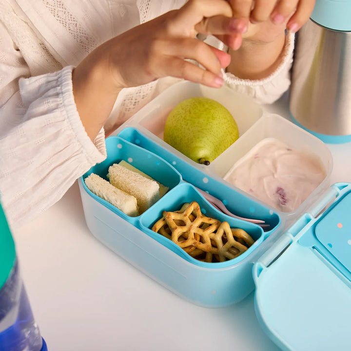 b.box Mini Lunchbox Silicone Bento Tray Insert - Confetti