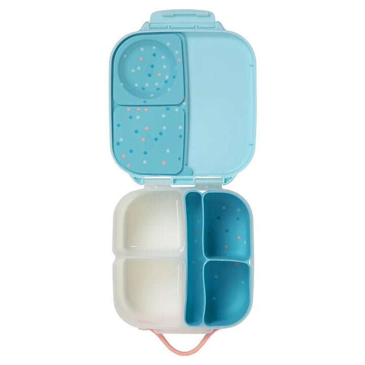b.box Mini Lunchbox Silicone Bento Tray Insert - Confetti