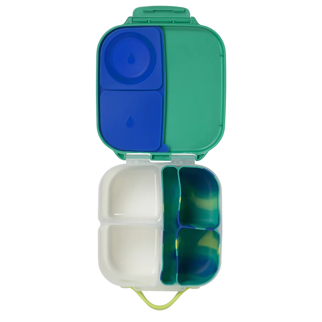 b.box Mini Lunchbox Silicone Bento Tray Insert - Electric Jungle