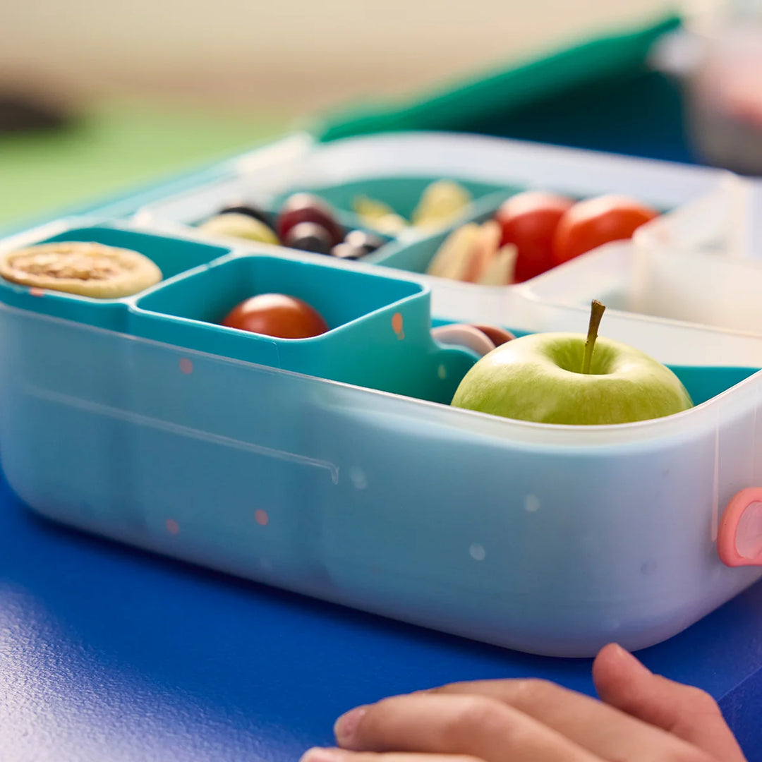 b.box Silicone Lunchbox Bento Tray - Confetti