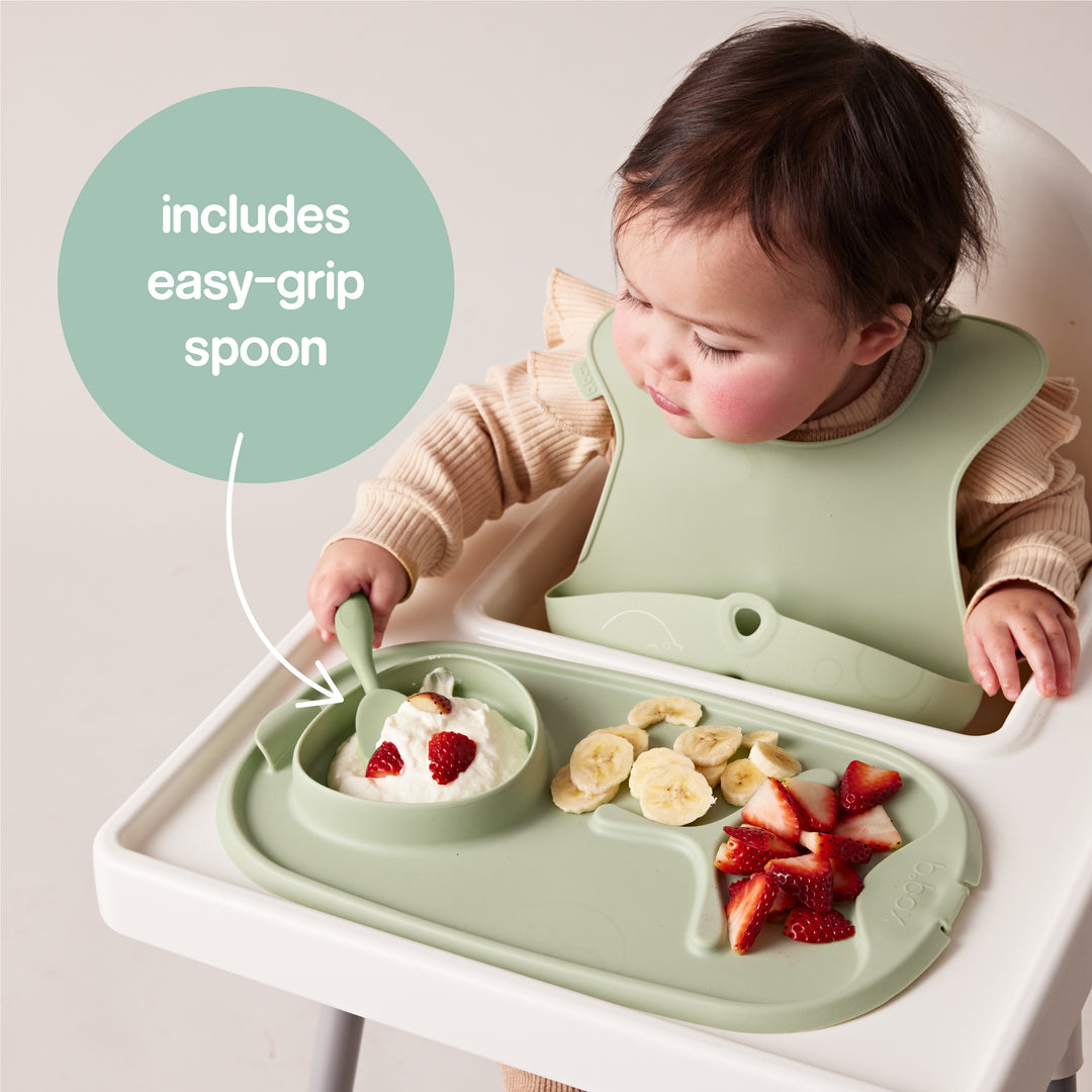 b.box Silicone Roll + Go Mealtime Mat - Assorted