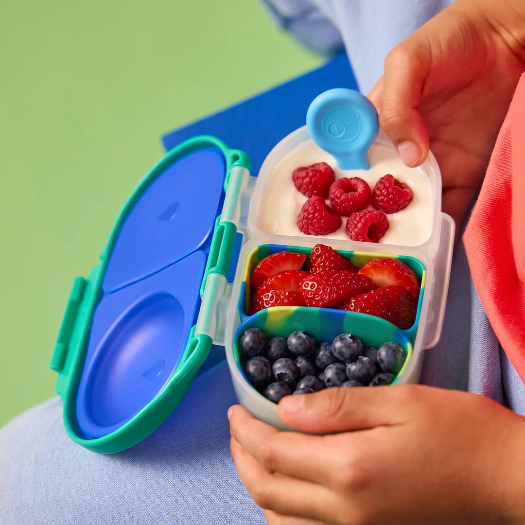 b.box Silicone Snackbox Bento Buddy - Electric Jungle