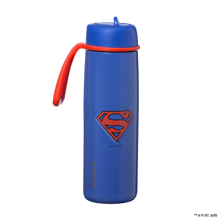 b.box Insulated Flip Top Drink Bottle 690ml - Superman