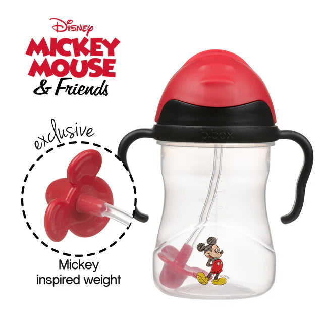 bbox Disney Weighted Straw Sippy Cup 240ml - Mickey Mouse