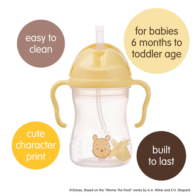 bbox Disney Weighted Straw Sippy Cup 240ml -  Winnie The Pooh