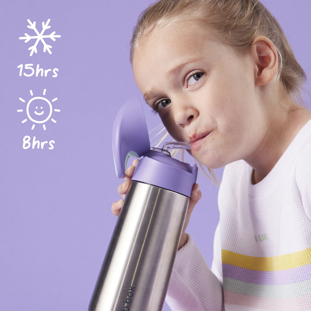 bbox Insulated Drink Bottle Sipper Lid 500ml - Electric Jungle