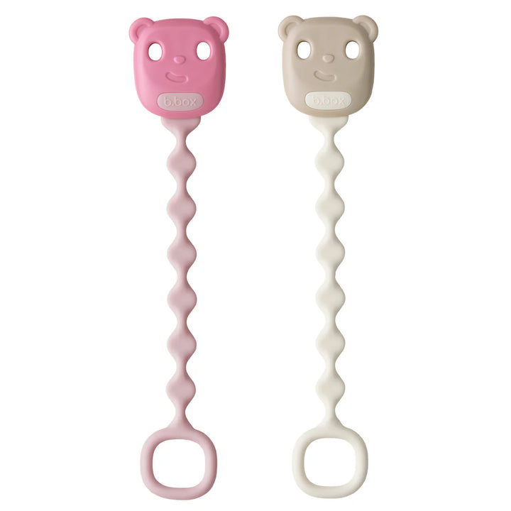 bbox Soother Clip 2 Pack - Blush + Vanilla