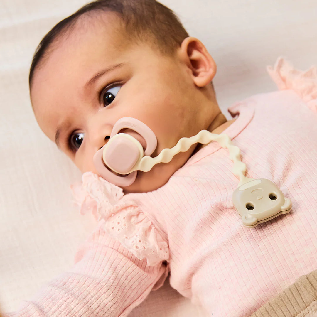 bbox Soother Clip 2 Pack - Blush + Vanilla