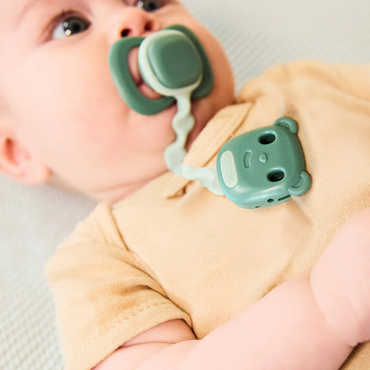 bbox Soother Clip 2 Pack - Sage + Ocean