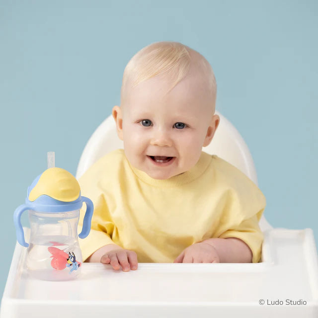 bbox Bluey Weighted Straw Sippy Cup 240ml - Bluey
