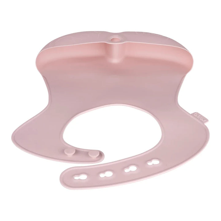 bbox Adjustable Silicone Feeding Bib - Blush