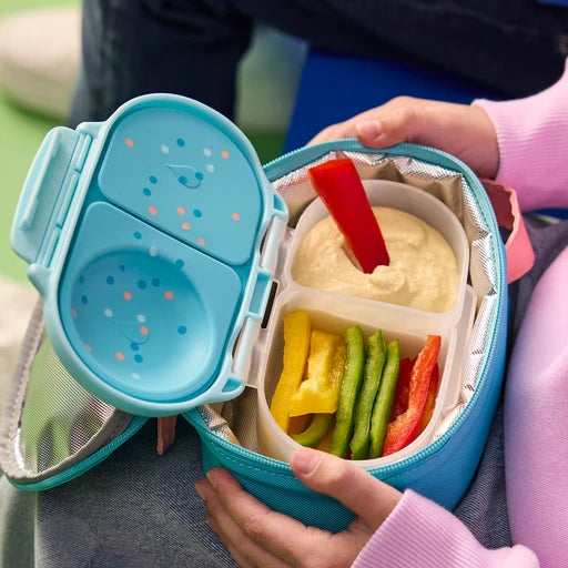 bbox 2 Compartment Snackbox - Confetti