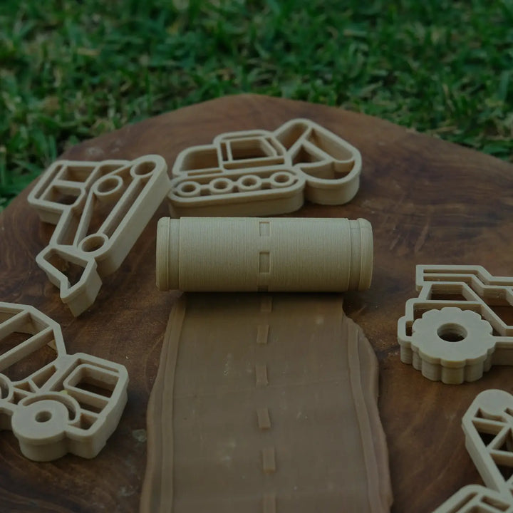 Road Playdough/Sensory Play Roller