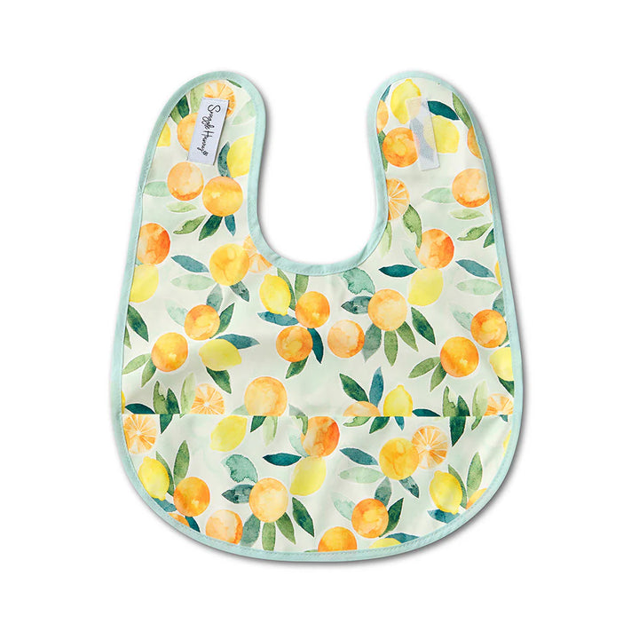 Snuggle Hunny Waterproof Snuggle Bib - Citrus Squeeze