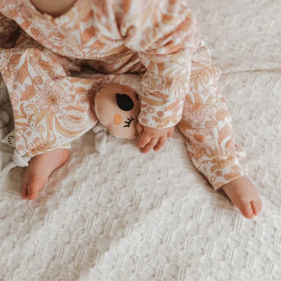 Kippin Organic Cotton Baby Comforter - Coco the Flamingo