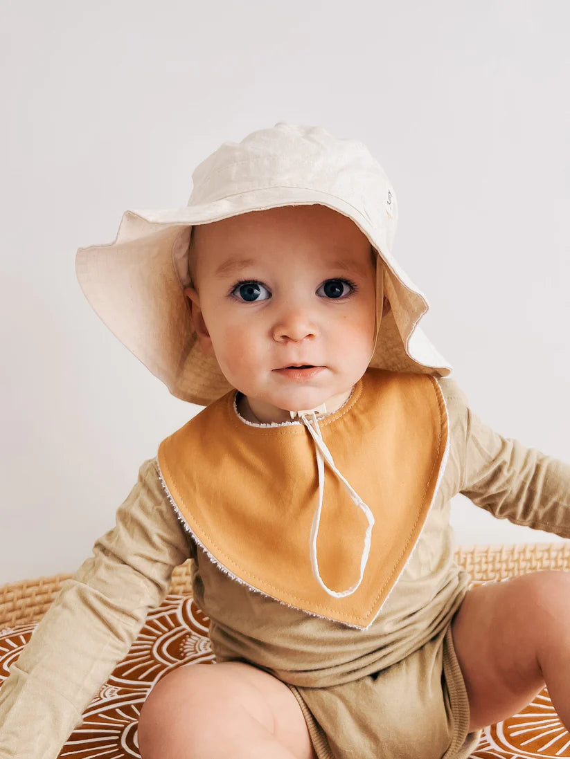 Kiin Cotton Sun Hat Oatmeal The Thrifty Mumma