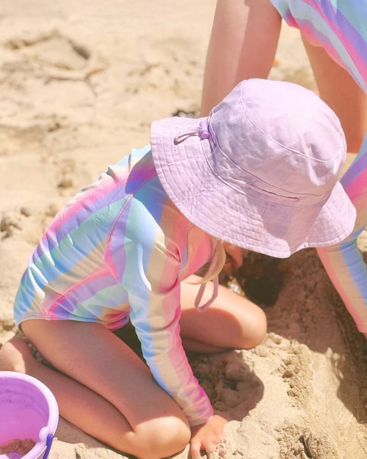Kiin Cotton Sun Hat - Lilac