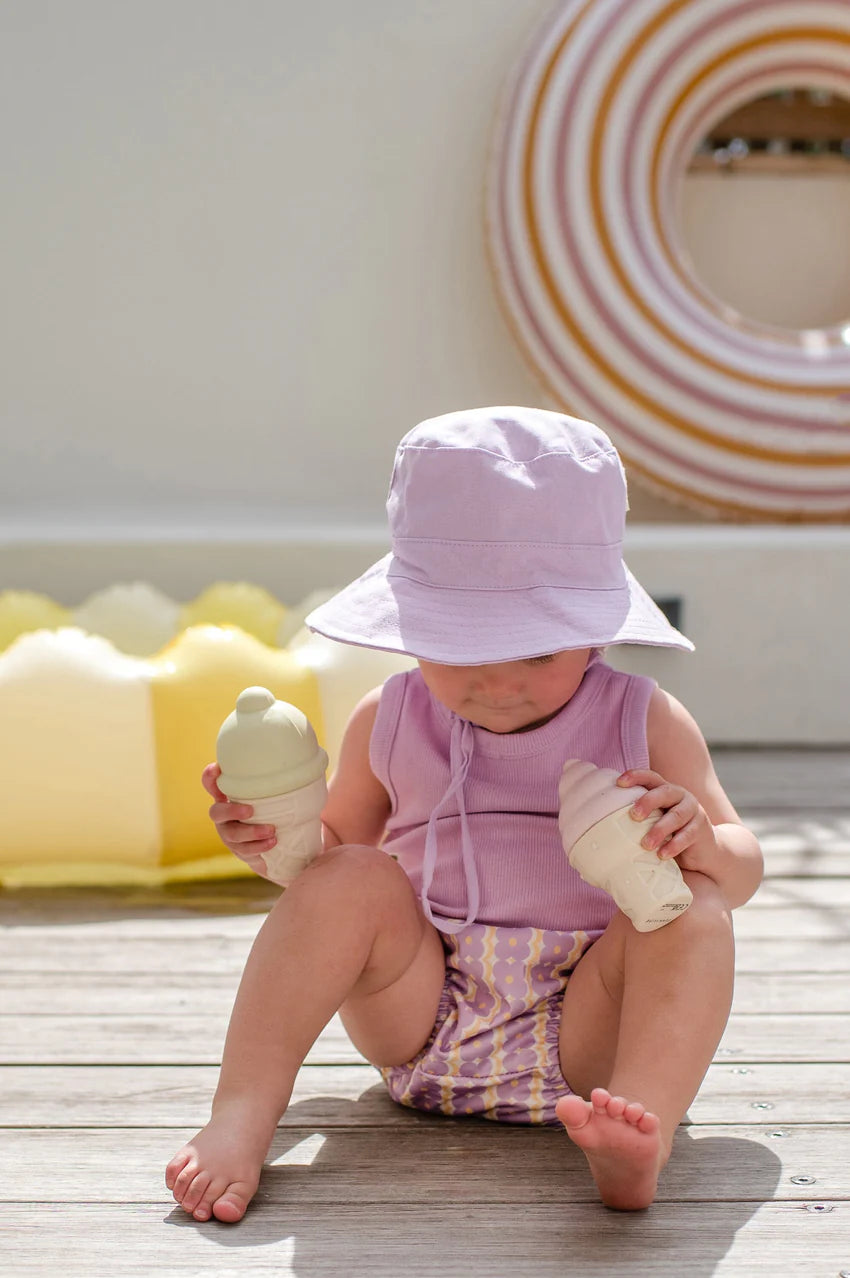 Kiin Cotton Sun Hat - Lilac