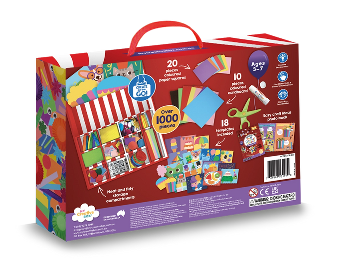 First Crafts Pets Carnival Collage Sensory Craft Box