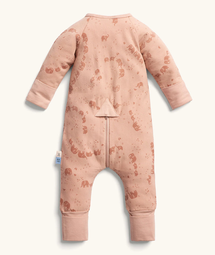 ergoPouch Layer | Long Sleeve Zip Bodysuit 0.2 TOG -  Elephant Parade