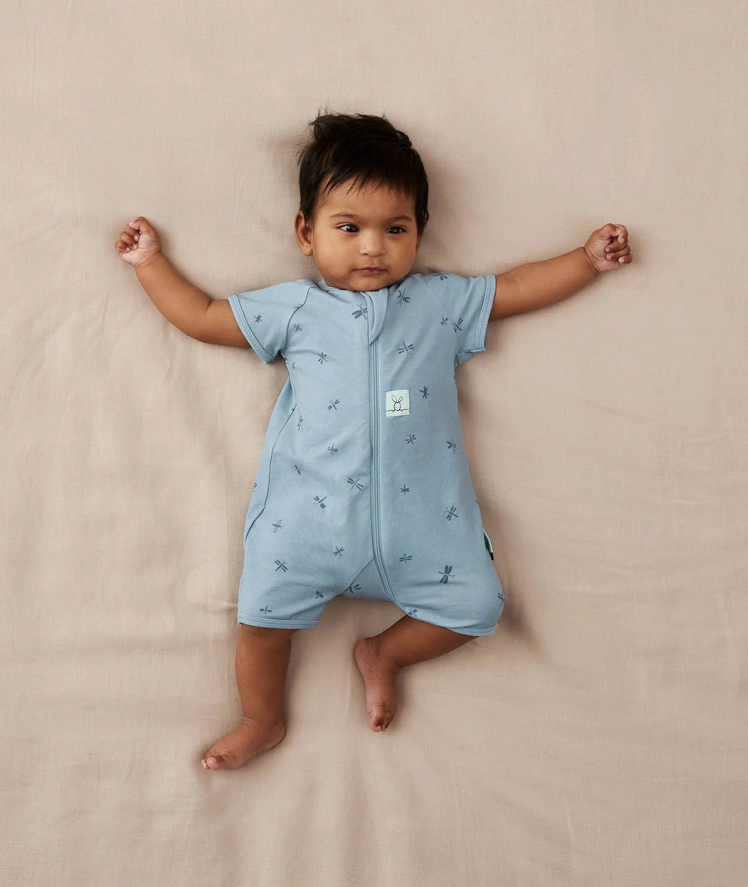 ergoPouch Layer | Short Sleeve Zip Bodysuit 0.2 TOG - Dragonflies