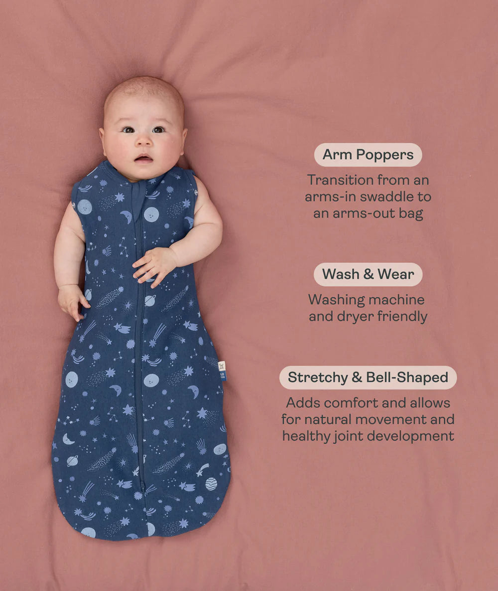 ergoPouch Cocoon Zip Swaddle Bag 2.5 TOG - Starbeam