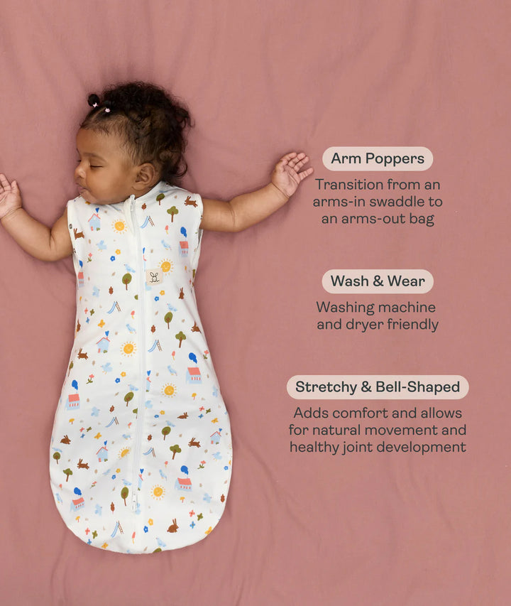 ergoPouch Cocoon Zip Swaddle Bag 2.5 TOG - Daydream