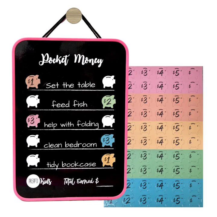 Preppd Kids Pocket Money Hanging Chart