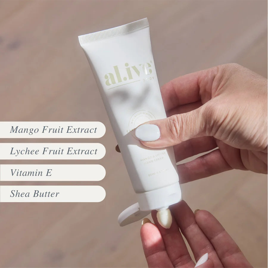 al.ive Body Hand Cream - Mango & Lychee