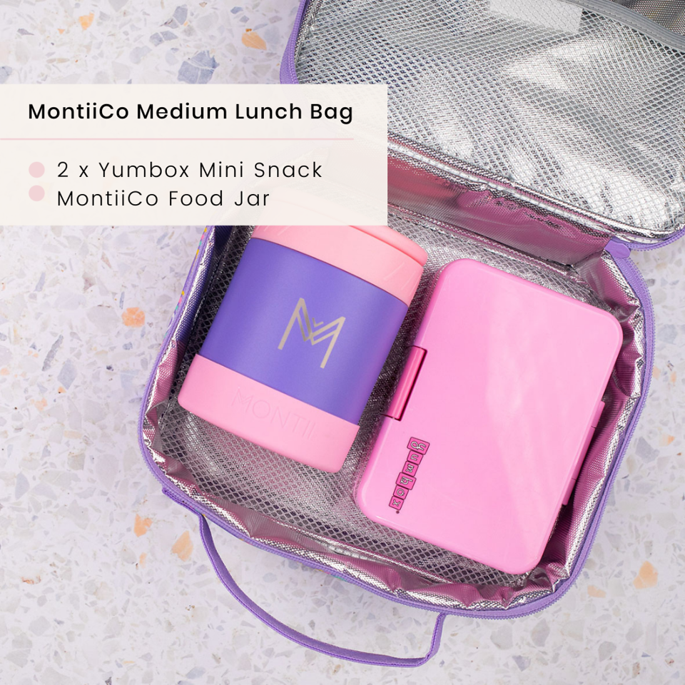 Montiico Medium Insulated Lunch Bag -  Galactic
