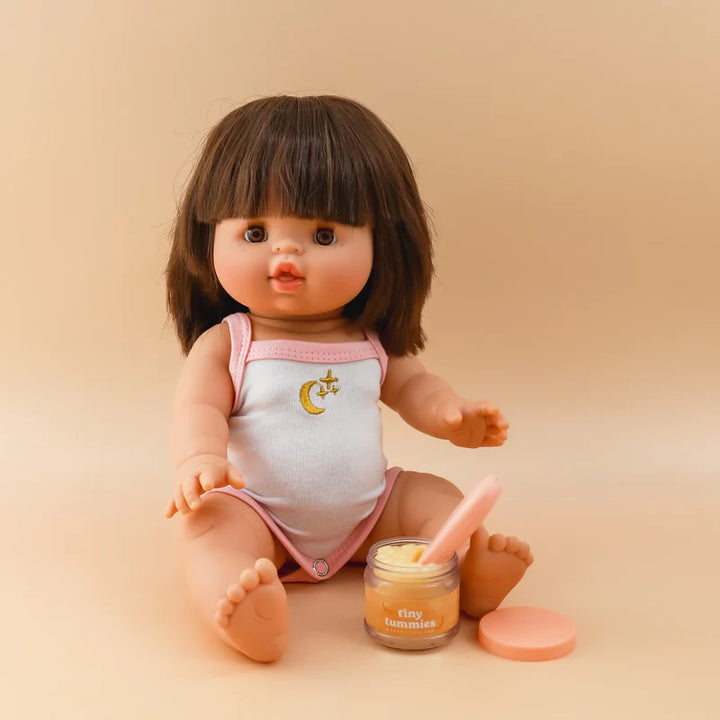 Tiny Tummies Doll Play Jar & Spoon Food Set