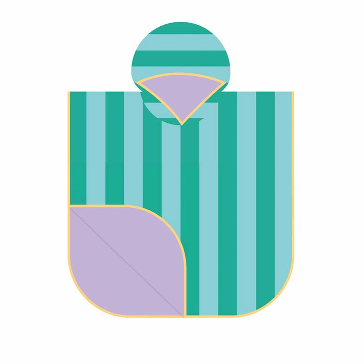 Quut Kids Beach Poncho - Lagoon